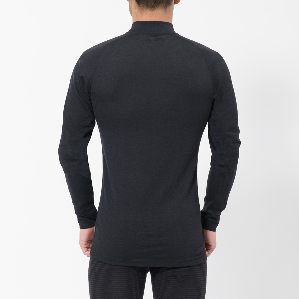 US Super Merino Wool Middle Weight High Neck Shirt Men's | Clothing ...