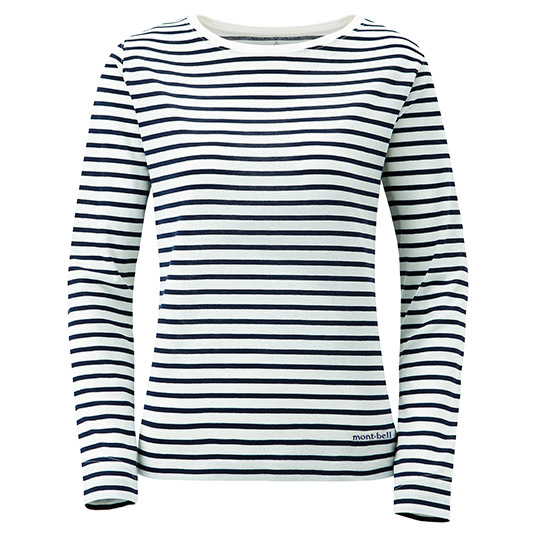 Wickron Striped Long Sleeve T Women's | Clothing | ONLINE SHOP | Montbell