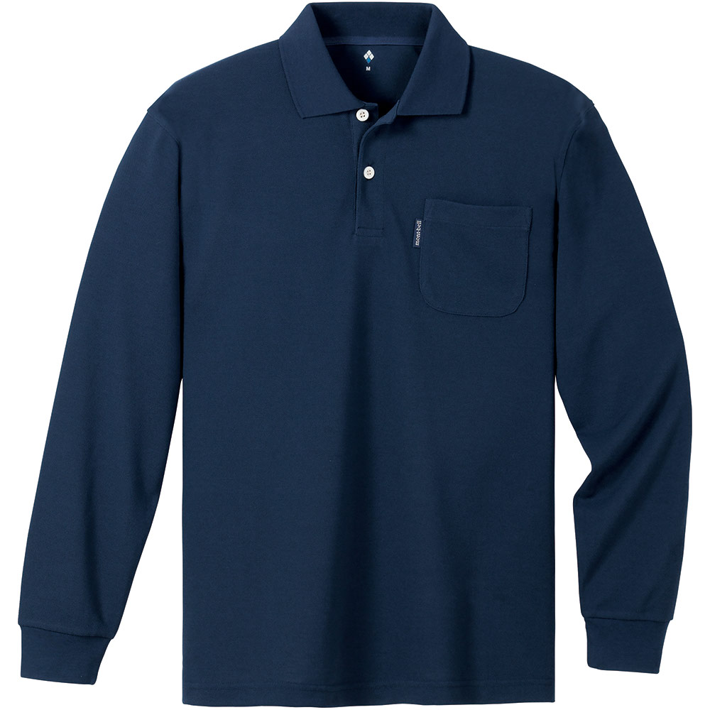 Wickron Long Sleeve Polo Shirt Men's | Clothing | ONLINE SHOP | Montbell
