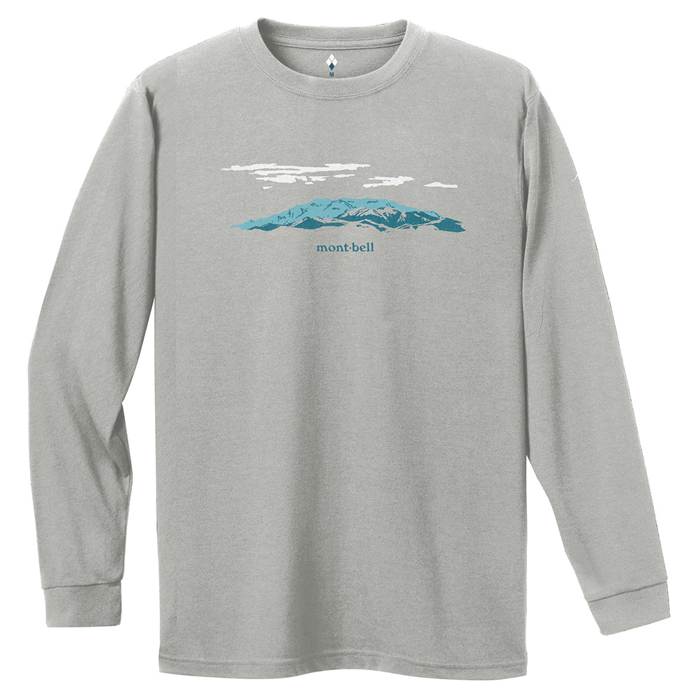 Wickron Long Sleeve T Mountain Range | Clothing | ONLINE SHOP | Montbell