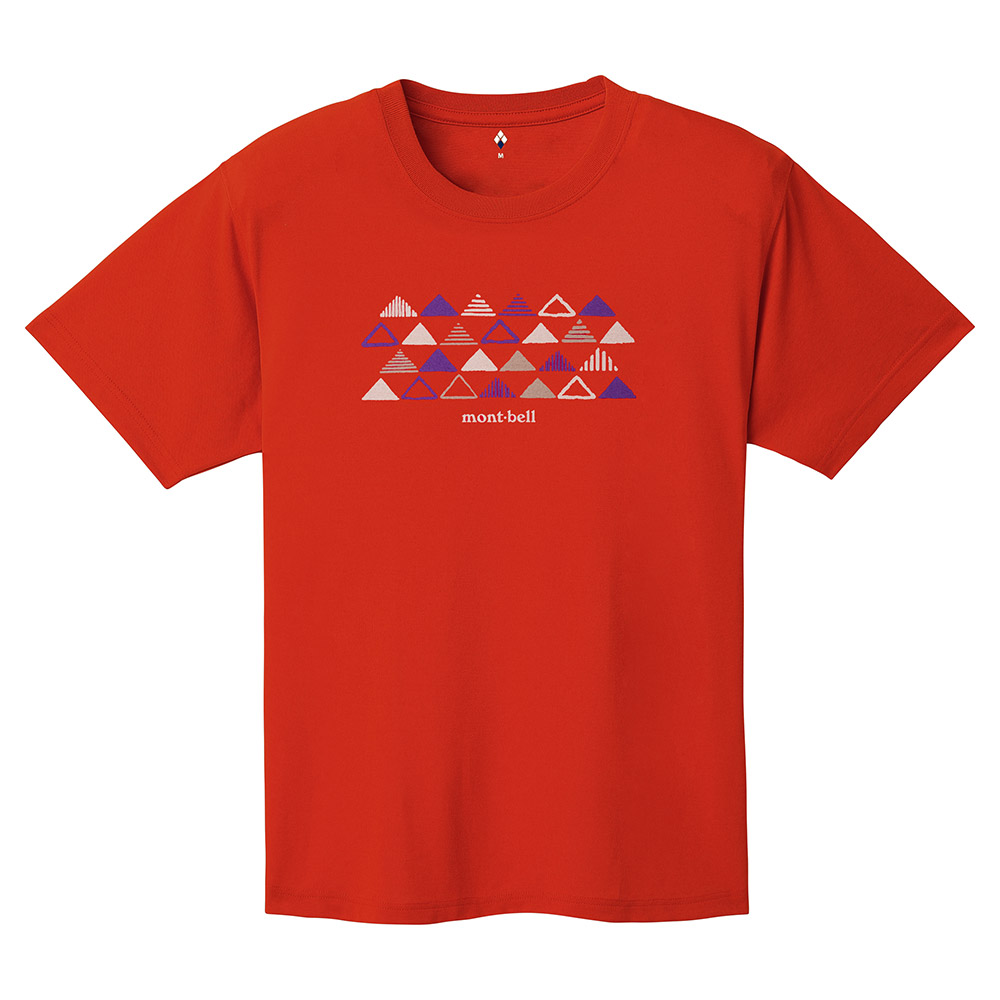 Wickron T Mountain Pattern | Activity | ONLINE SHOP | Montbell