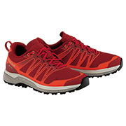 red sports shoes